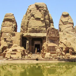 Masroor Rock Cut Temple in Kangra
