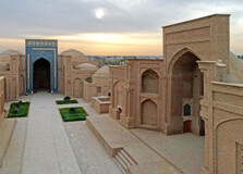 Mausoleum of Sultan Saodat in Termez