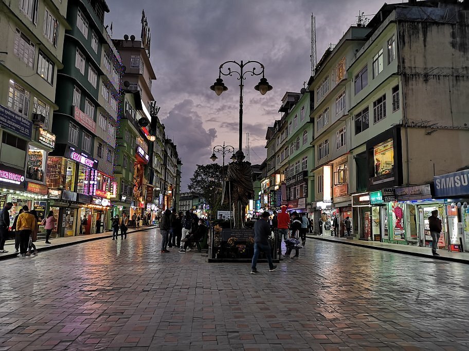 MG Marg in Gangtok