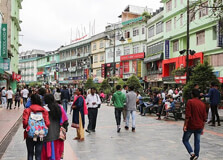 MG Road in Gangtok
