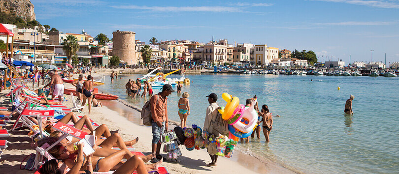 Mondello Beach