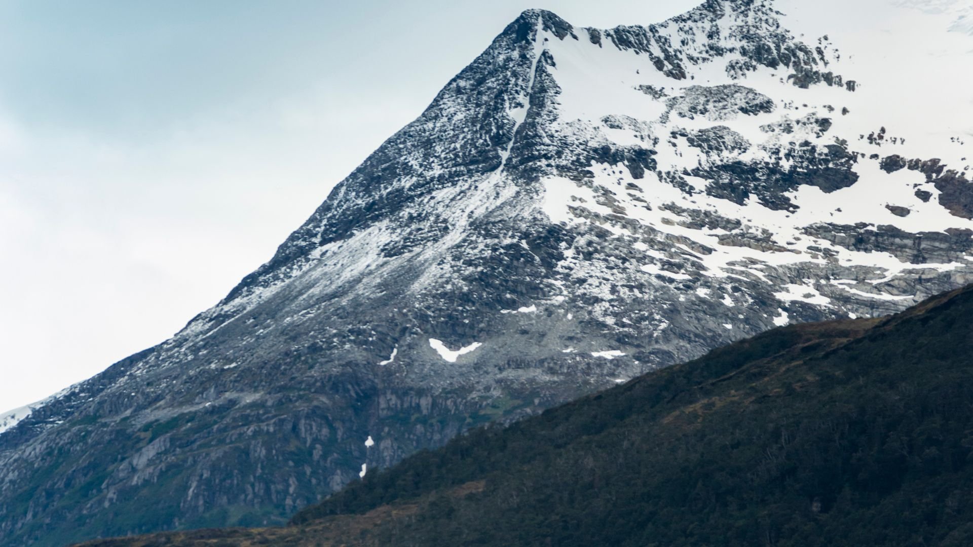 Monte Darwin in Tierra del Fuego