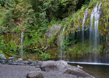 Mossbrae Falls in California