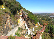 Mount Pindaya in Pindaya