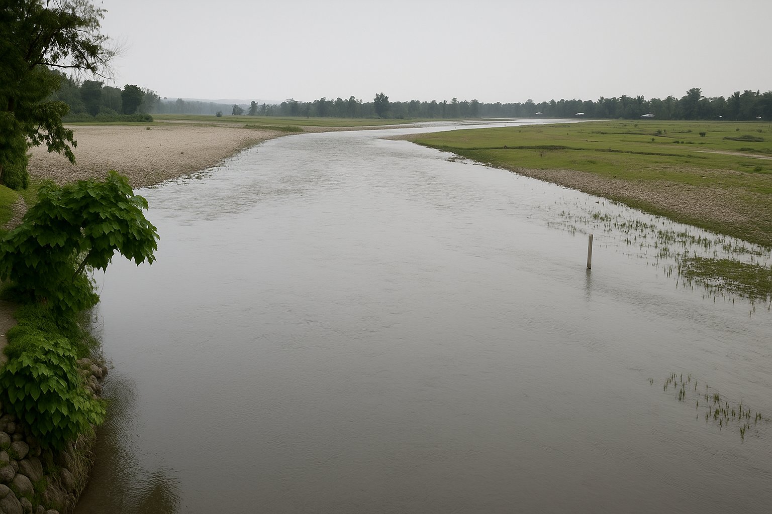 Murti River in Jalpaiguri