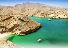 Musandam Fjords in Khasab