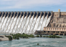 Nagarjunasagar Dam in Nagarjunakonda