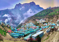 Namche Bazaar in Solukhumbu