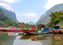Nam Ou River in Muang Xay