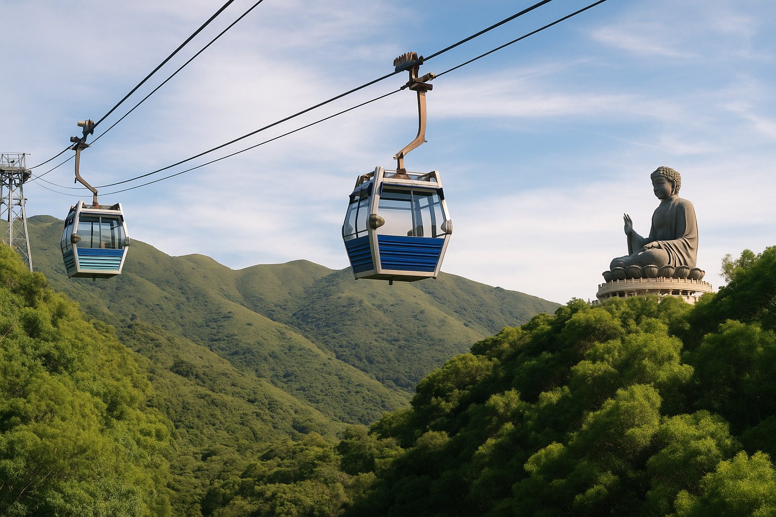 Ngong Ping 360 Cable Car in Hong Kong