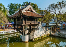 One Pillar Pagoda in Ha Noi