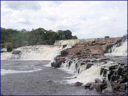 Orinduik Falls in Potaro-Siparuni