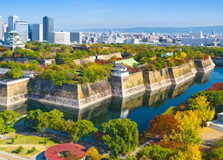 Osaka Castle Park in Osaka