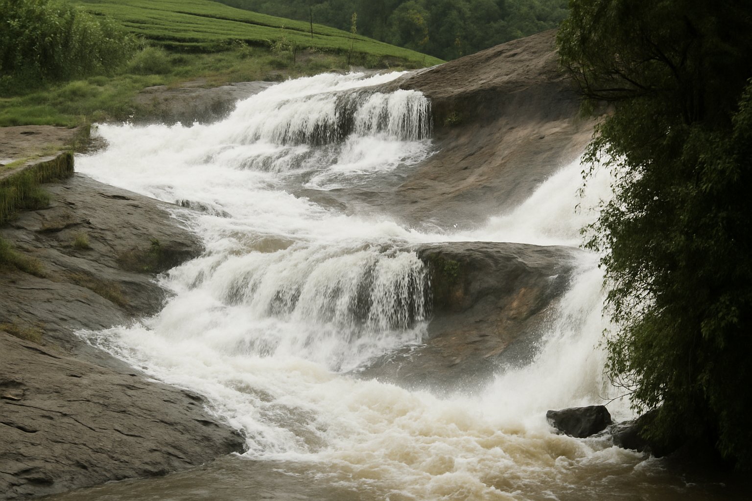 Pallivasal Falls in Munnar