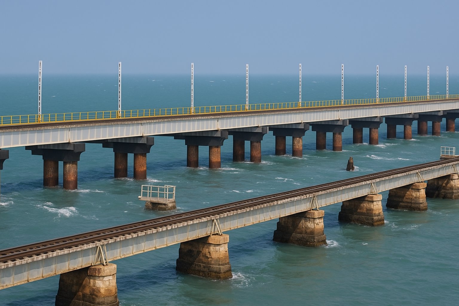 Pamban Bridge in Rameshwaram