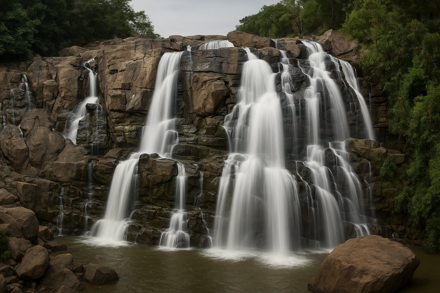 Panch Gagh Falls in Ranchi