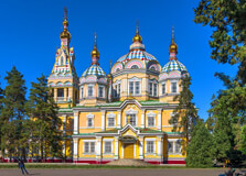 Panfilov Park in Almaty