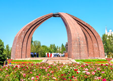 Panfilov Park in Bishkek