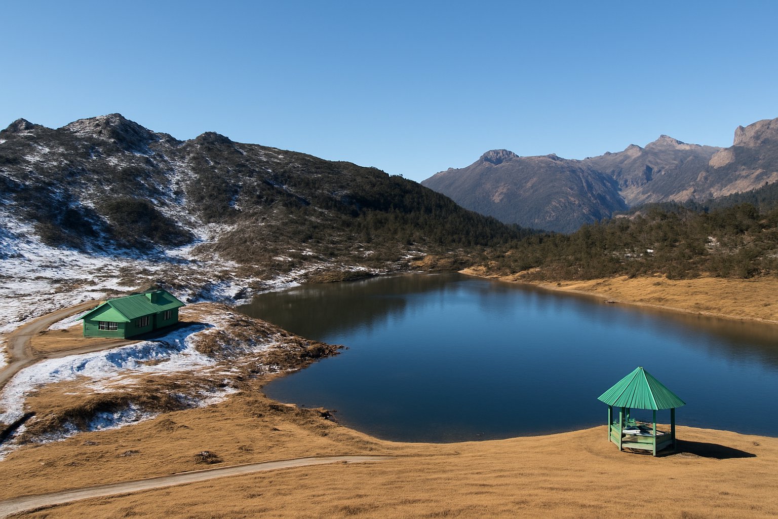 Pankang Teng Tso Lake in Tawang