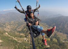Paragliding in Nagarkot in Nagarkot