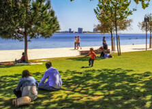 Parque Urbano de Albarquel in Setubal