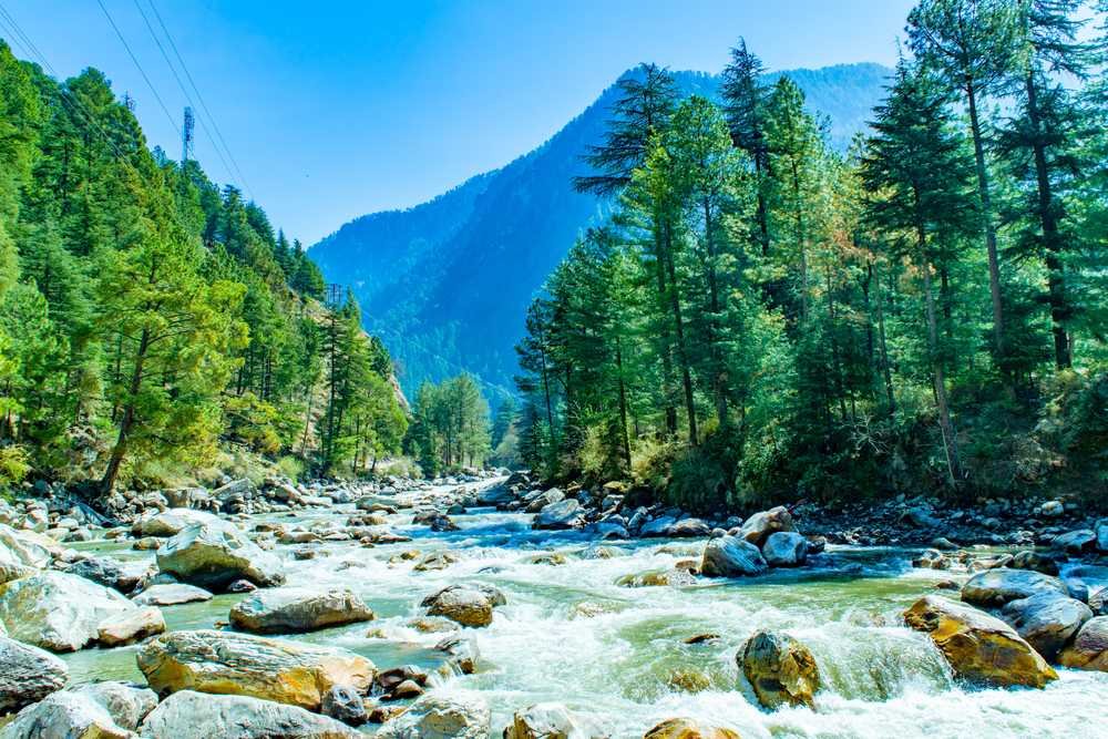 Parvati River in Manikaran
