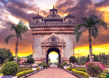 Patuxai in Vientiane