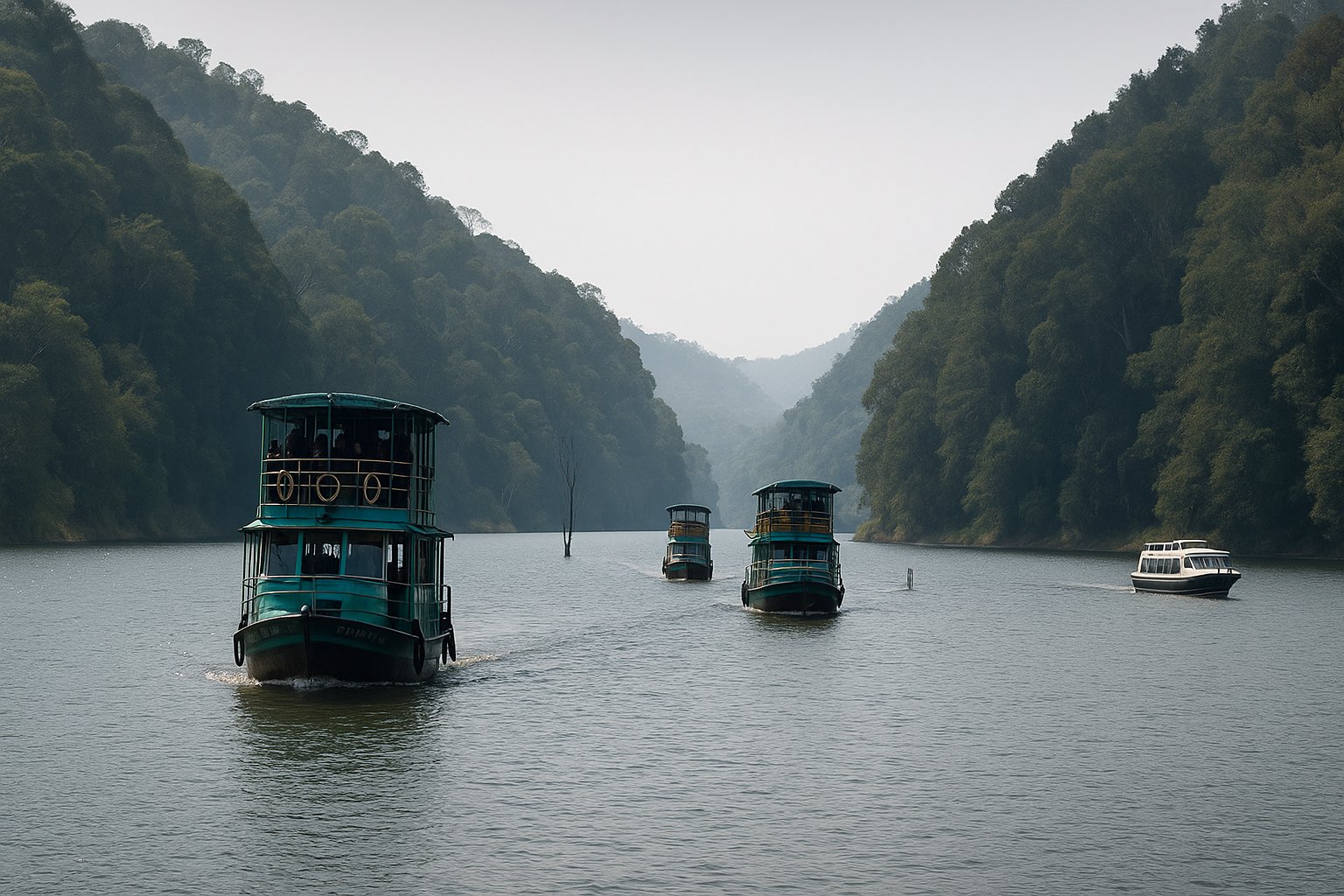 Periyar National Park in Thekkady