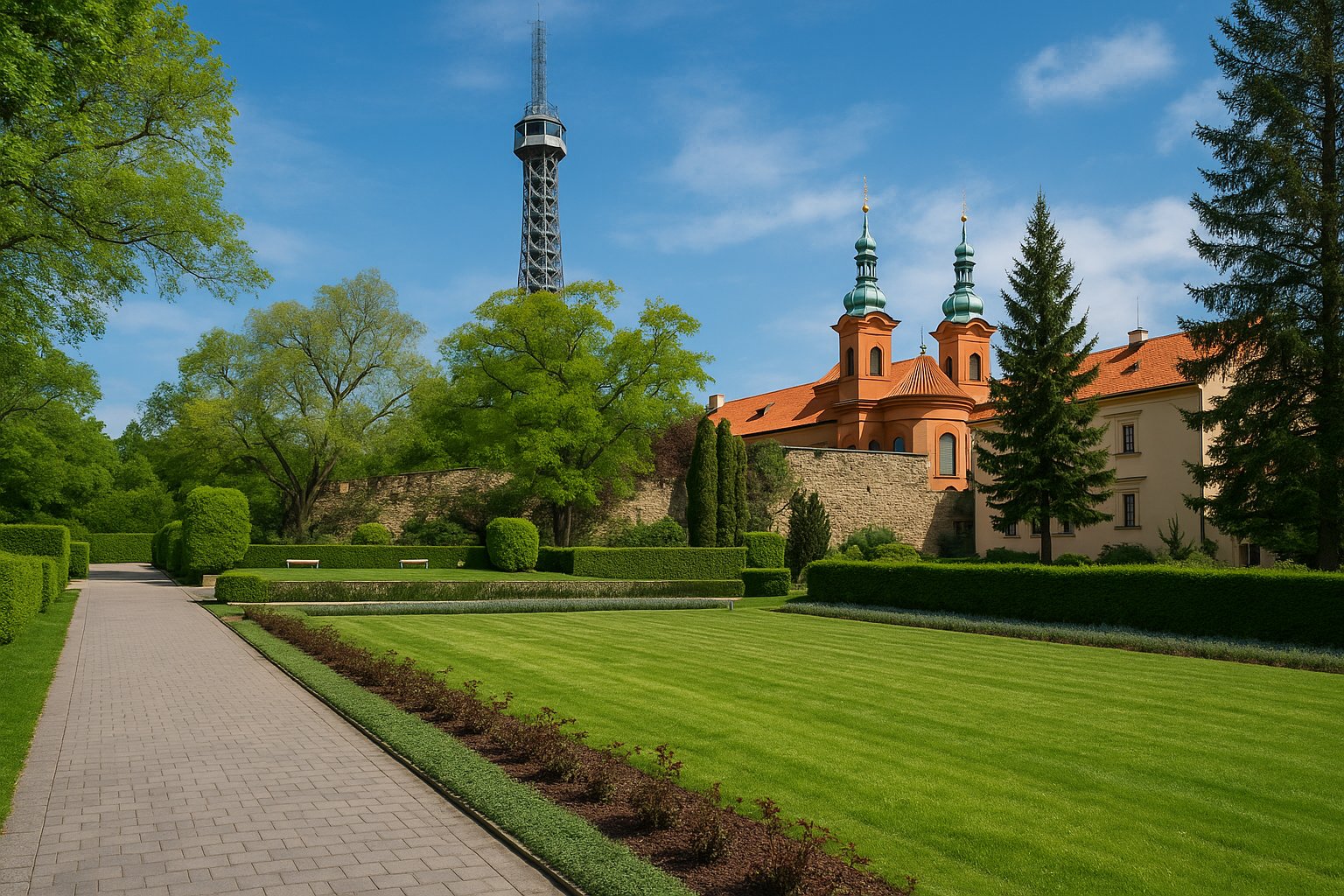 Petrin Tower in Prague