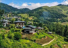 Phobjikha Valley in Chukha