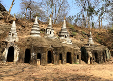 Po Win Daung Caves in Monywa