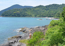 Praia Das Pedras Brancas in Sao Paulo