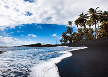 Punaluu Beach in Hawaii