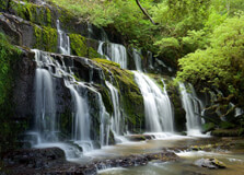 Purakaunui Falls in Auckland