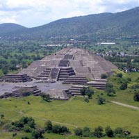 Pyramid of the Moon in Teotihuacan