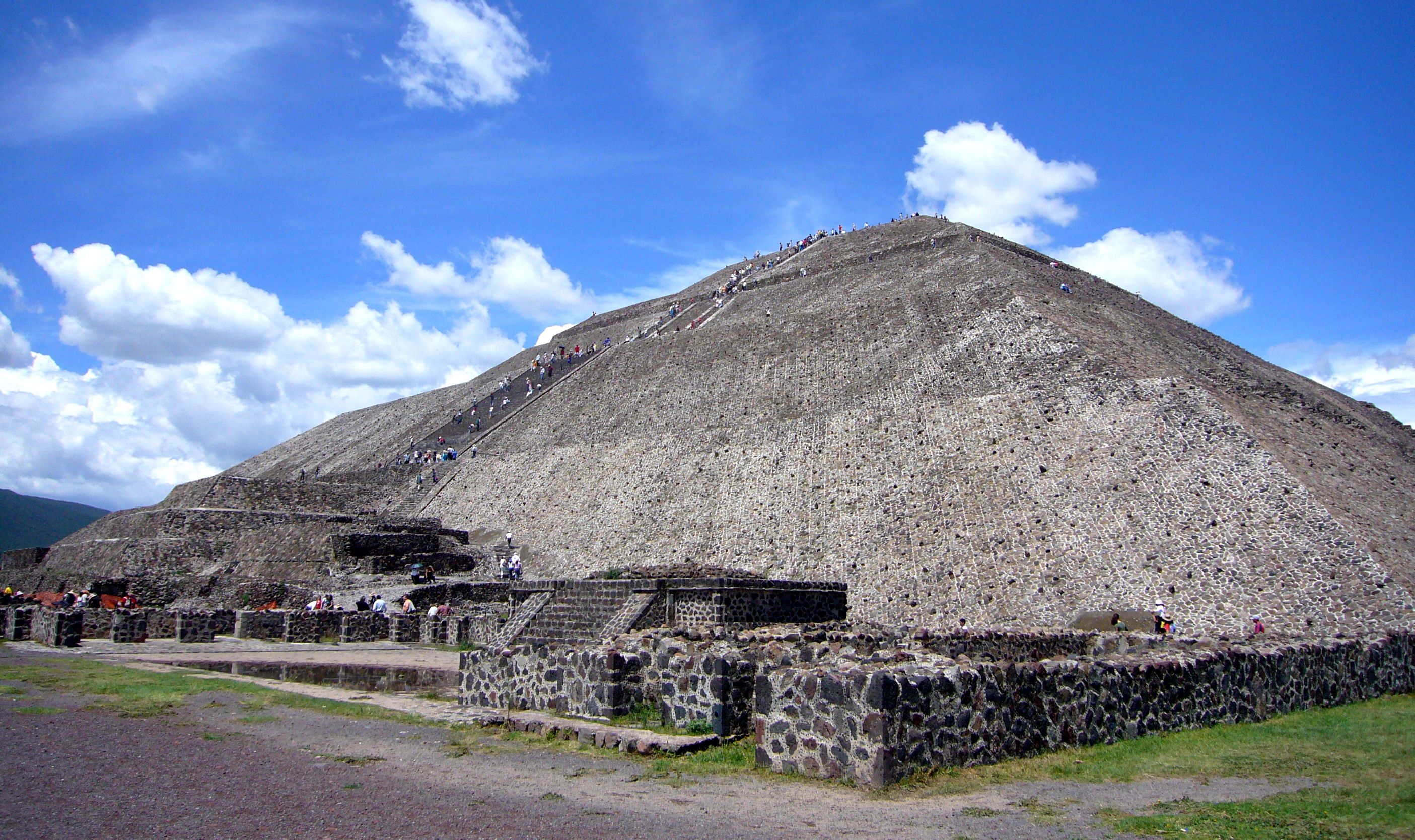 Pyramid of the Sun in Teotihuacan