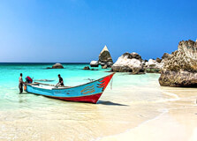Qalansiya Beach in Socotra Island