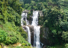 Ramboda Falls in Nuwara Eliya