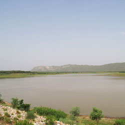 Ramgarh Lake in Jaipur