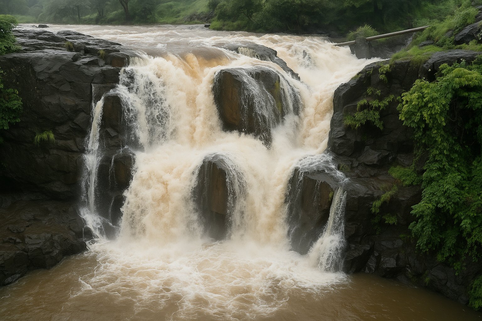 Randha Falls in Bhandara