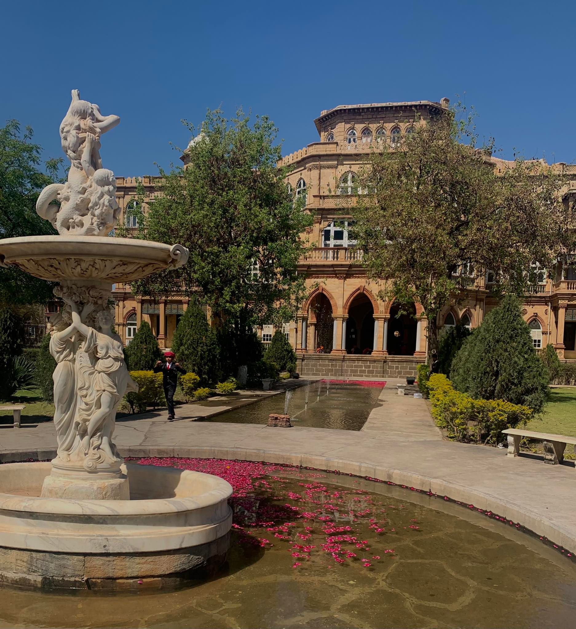 Ranjit Vilas Palace in Wankaner
