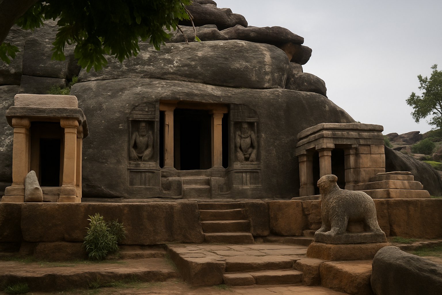 Ravana Phadi Cave Temple in Aihole