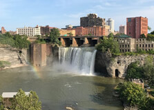 Rochester Falls in New York