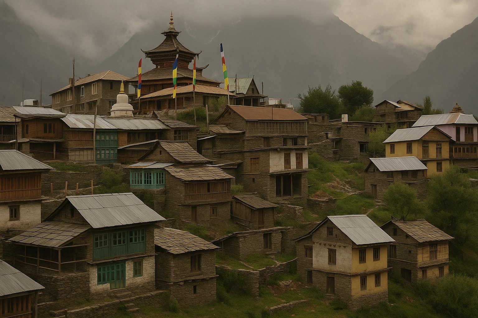 Roghi Village in Kalpa