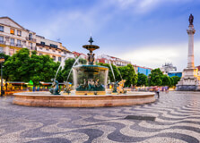 Rossio Square in Lisbon