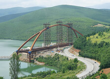 Rruga e Kombit in Kukes