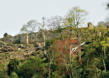 Ruins of Zhongar Dzong in Mongar