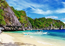 Sabang Beach in Puerto Princesa