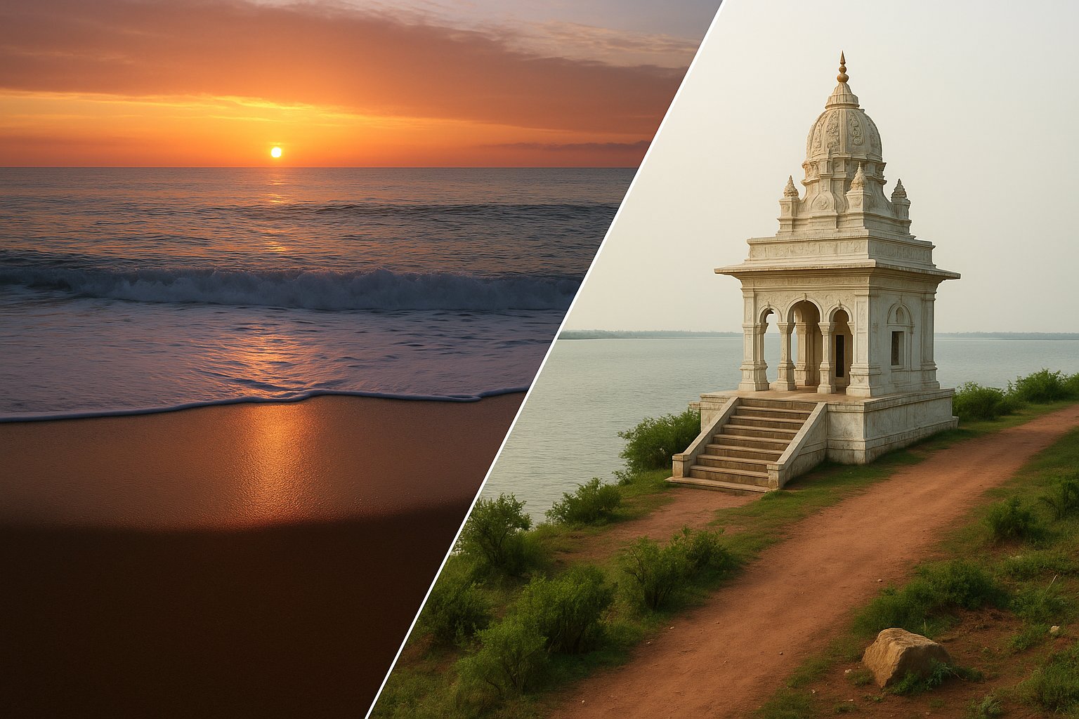 Sagara Sangamam, Hamsala Deevi Beach