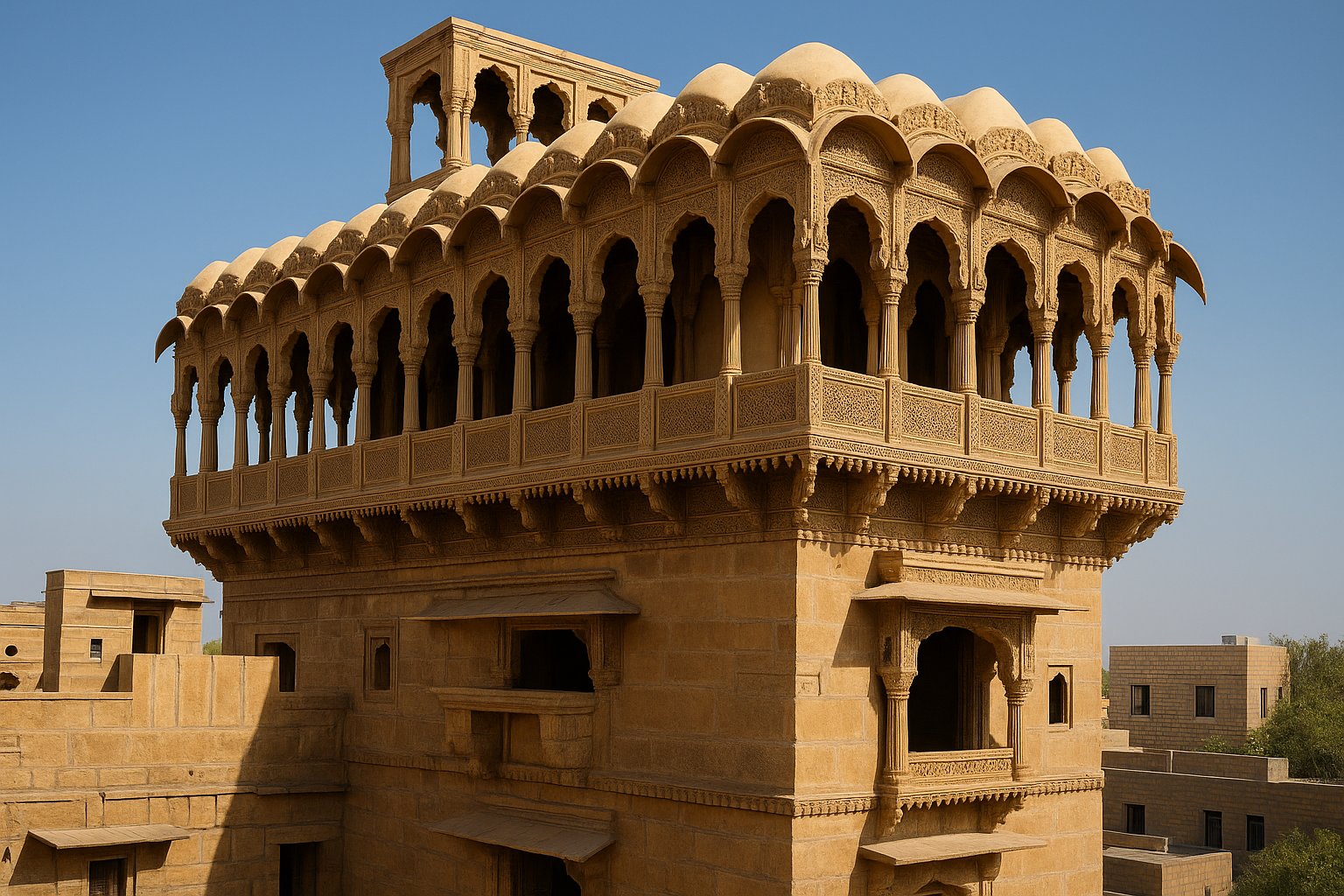 Salim Singh Ki Haveli in Jaisalmer